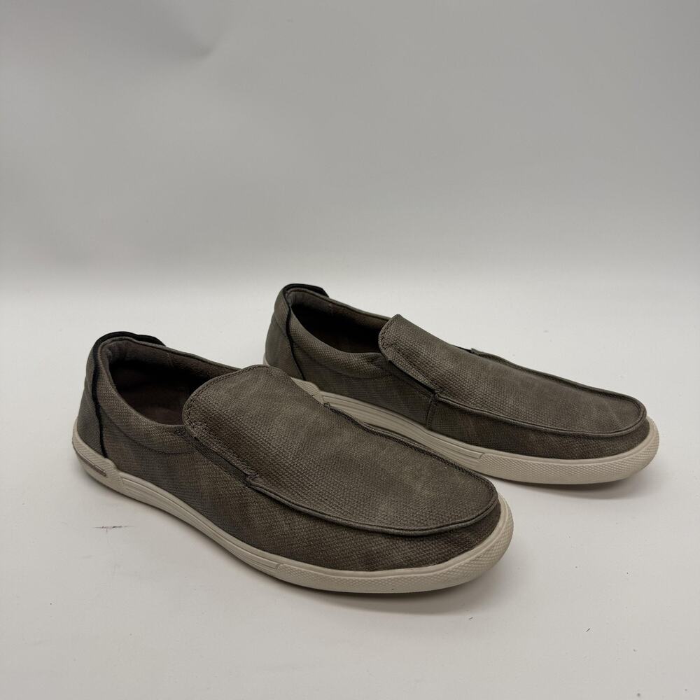 Unlisted Un-Anchor Slip On Shoes Mens Size 8 Gray Canvas Casual Comfort Loafers